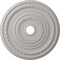 Ekena Millwork Cole Ceiling Medallion (Canopies up to 9 1/8"), 25 3/8"OD x 3 3/8"ID x 1 3/8"P, Ultra Pure White CM25COUWF - alternate 1